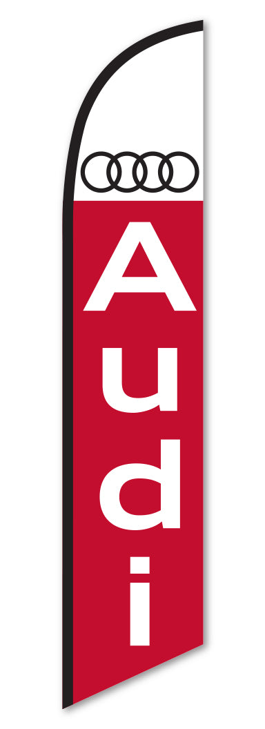 Load image into Gallery viewer, Premium Swooper Flag - Audi
