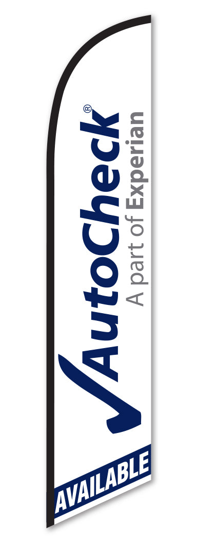 Load image into Gallery viewer, Premium Swooper Flag - Auto Check

