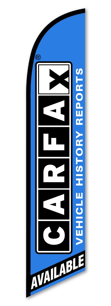 Load image into Gallery viewer, Premium Swooper Flag - CarFax
