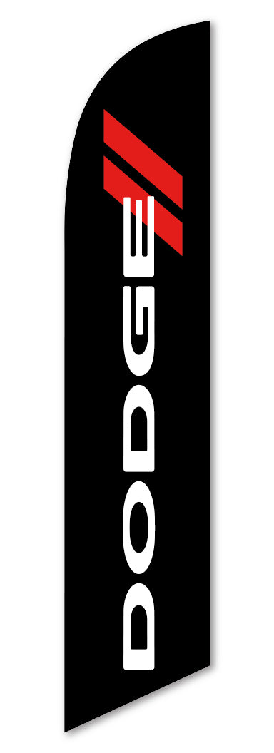 Load image into Gallery viewer, Premium Swooper Flag - Dodge
