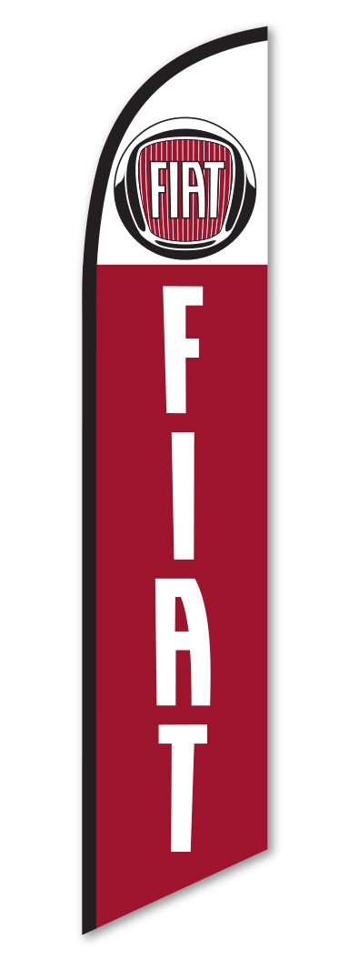 Load image into Gallery viewer, Premium Swooper Flag - Fiat
