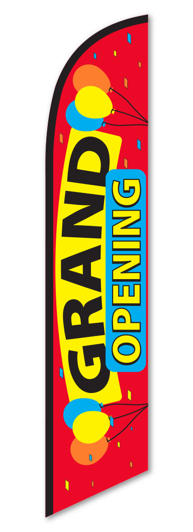 Load image into Gallery viewer, Premium Swooper Flag - Grand Opening
