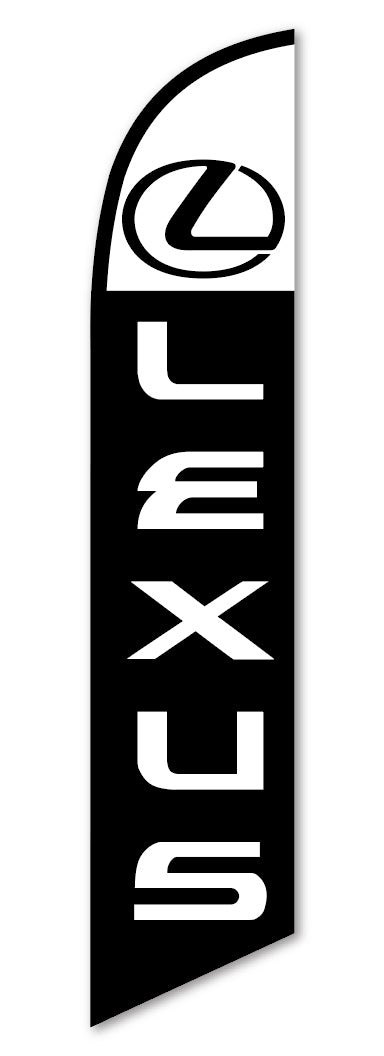 Load image into Gallery viewer, Premium Swooper Flag - Lexus
