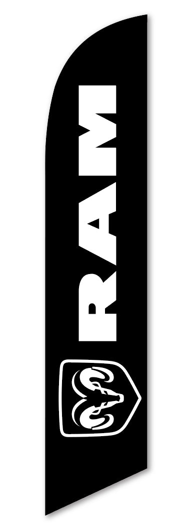 Load image into Gallery viewer, Premium Swooper Flag - RAM

