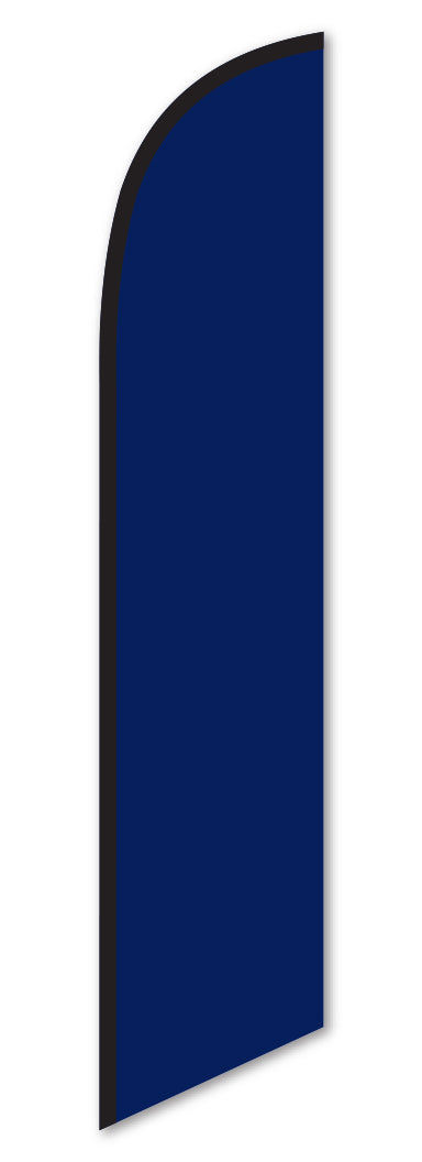 Premium Swooper Flag - Solid Blue