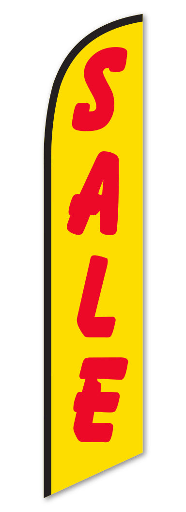 Load image into Gallery viewer, Premium Swooper Flag - Sale (Yellow/Red)
