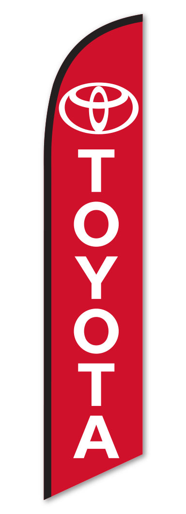 Load image into Gallery viewer, Premium Swooper Flag - Toyota
