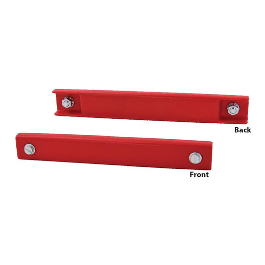 Red Dipped Magnetic License Plate Holders