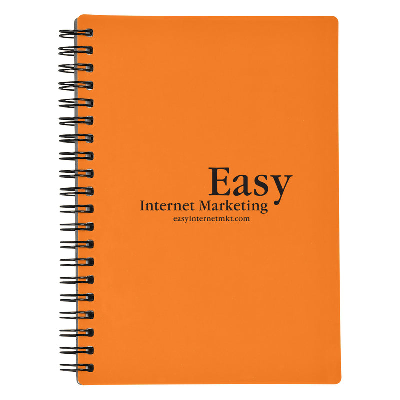Load image into Gallery viewer, Rubbery Spiral Notebook
