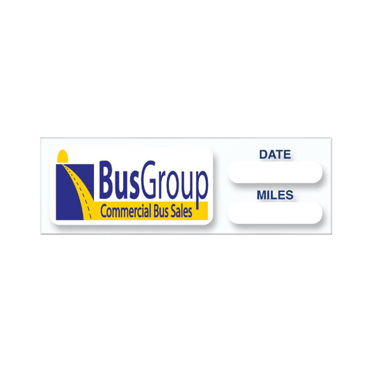 Service Reminder  Custom Printed Stickers (3