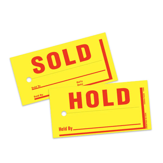 Sold/Hold Hang Tags - Mini Size (Qty:250)