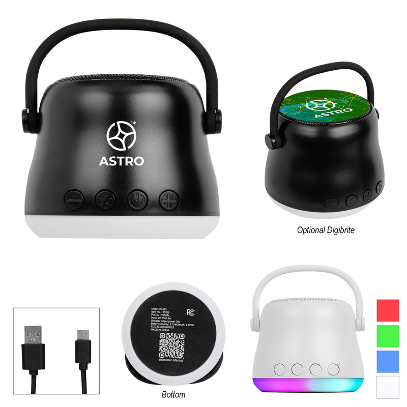 Load image into Gallery viewer, Sound Wave Light-Up Speaker
