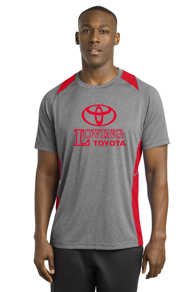 Load image into Gallery viewer, Sport-Tek® Heather Colorblock Contender™ Tee
