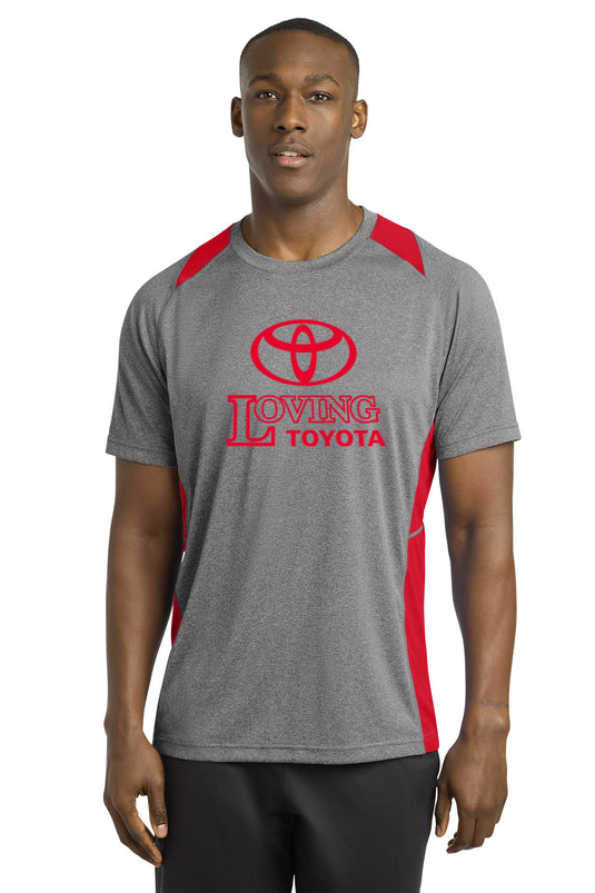 Sport-Tek® Heather Colorblock Contender™ Tee