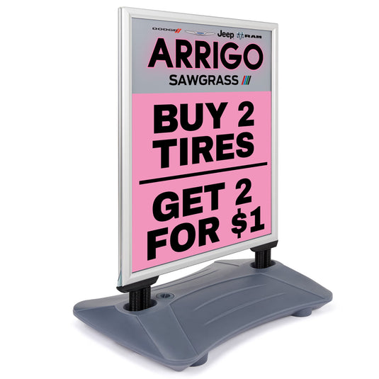 Spring Sign with Water Base Display Kit (B)- 2 Signs