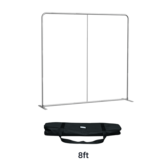 Straight Tension Fabric Display (Round Corners) Double Sided Print