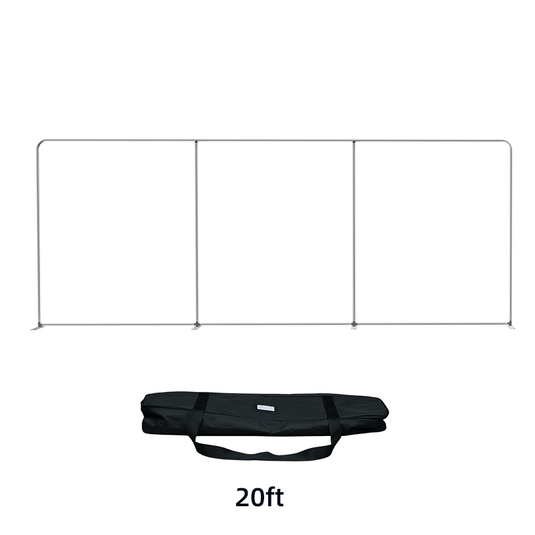 Straight Tension Fabric Display (Round Corners) Double Sided Print