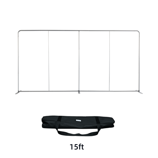 Straight Tension Fabric Display (Round Corners) Double Sided Print