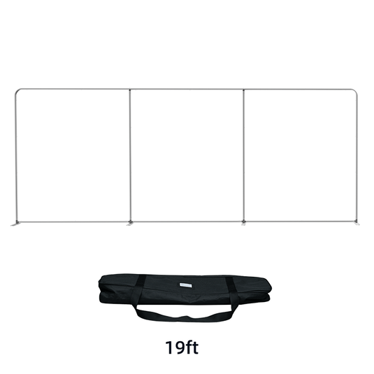 Straight Tension Fabric Display (Round Corners) Double Sided Print