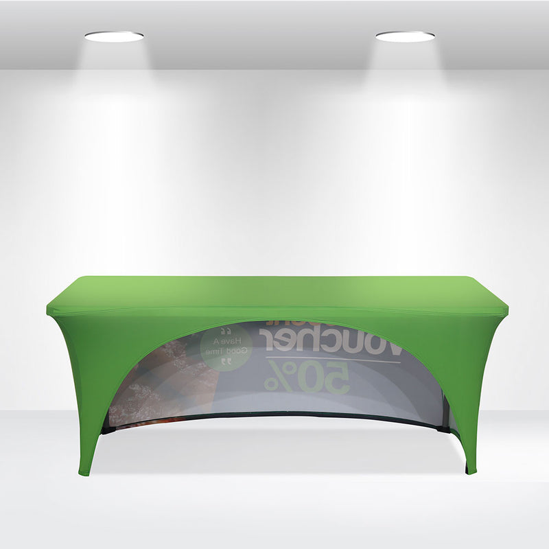 Load image into Gallery viewer, Stretch Table Covers with Open Back

