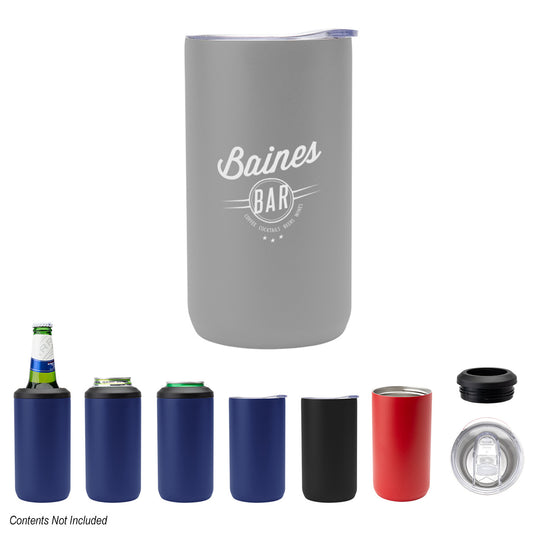 12 Oz. 4-In-1 Double Walled Can Cooler
