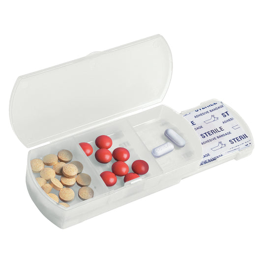 Traveling Pill Box/Bandage Dispenser
