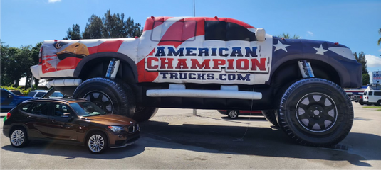 Monster Truck PVC Inflatable