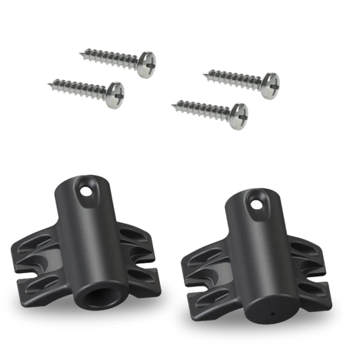 Upper/Lower Pole Brackets Kit - 18mml w/Screws