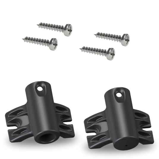 Upper/Lower Pole Brackets Kit - 18mml w/Screws