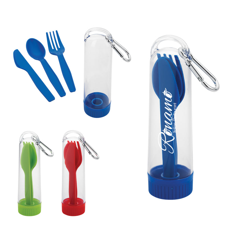 Load image into Gallery viewer, Utensil Kit With Carabiner
