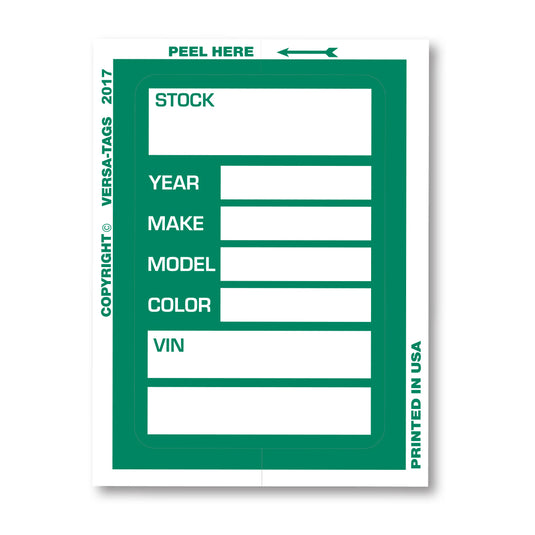 V-T KLEER-BAK Stock Stickers