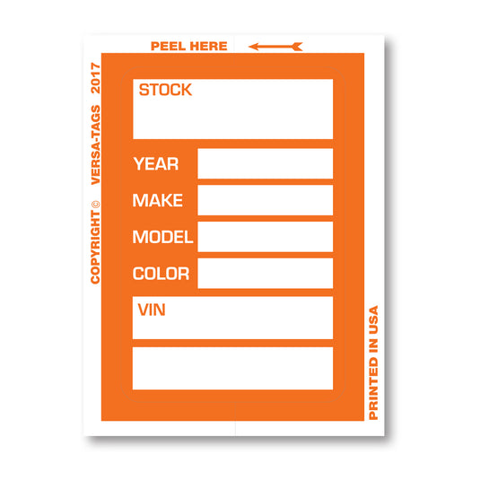 V-T KLEER-BAK Stock Stickers