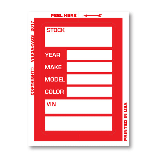 V-T KLEER-BAK Stock Stickers