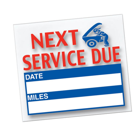 V-T™ Stock Service Reminder Stickers
