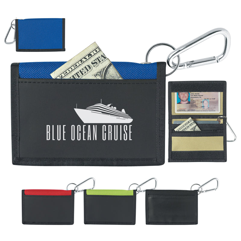 Load image into Gallery viewer, Wallet With Carabiner
