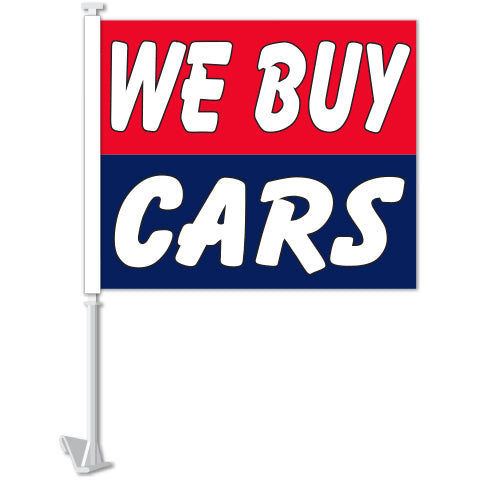 Window Flag - We Buy Cars