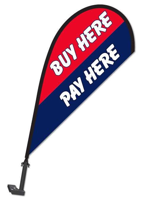 Window Paddle Flag - Buy Here / Pay Here