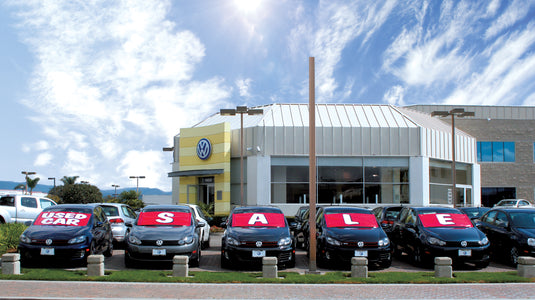 Windshield Banner Single Kit Sign