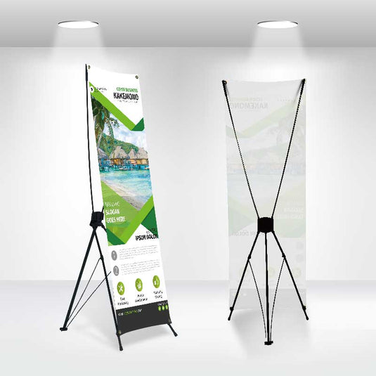 X Banner Stand with Hardware